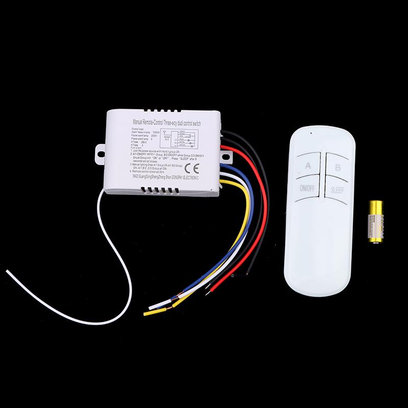 Product Introduction of Digital Remote Control Light Switch Wireless ON OFF Switch For Light Bulb Chandelier 220V RF433 1/2/3/4 Ways 31