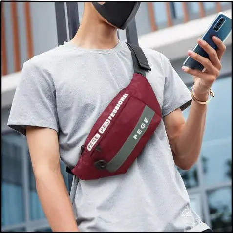 Tas Selempang Waistbag Slingbag Bahu Distro Pria - PG Souyate 5