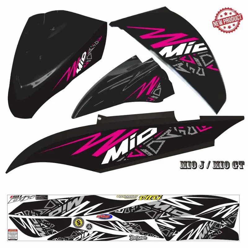 POLET MOTOR STIKER STIKER MOTOR MIO GT FI / STRIPING YAMAHA MIO J FI 3