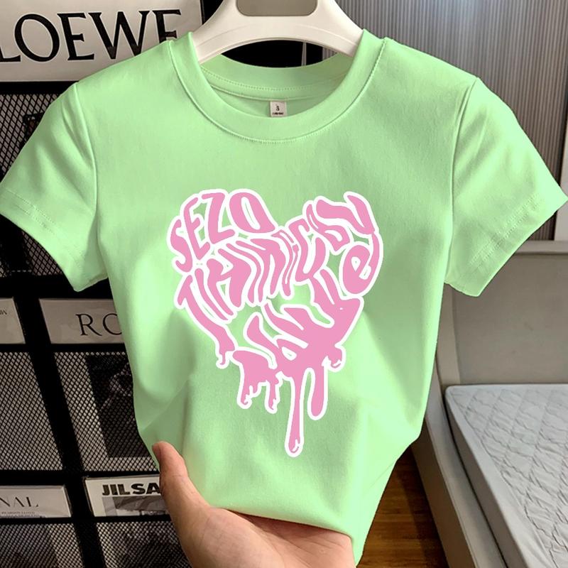 BAJU KAOS CROP TOP / BAJU CROP TOP / T SHIRT CROP TOP / ATASAN CROP TOP / BAJU CROP / CROP TOP KOREA Wanita Slim 4