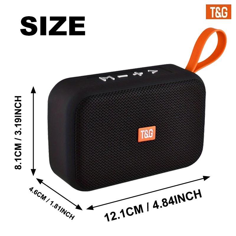 Product Introduction of T&G Portable Wireless Speaker, Rechargeable Stereo Speaker, Hands-free Call Music Speaker, Suitable for Connect to Mobile Phone/Tablet/TV 1