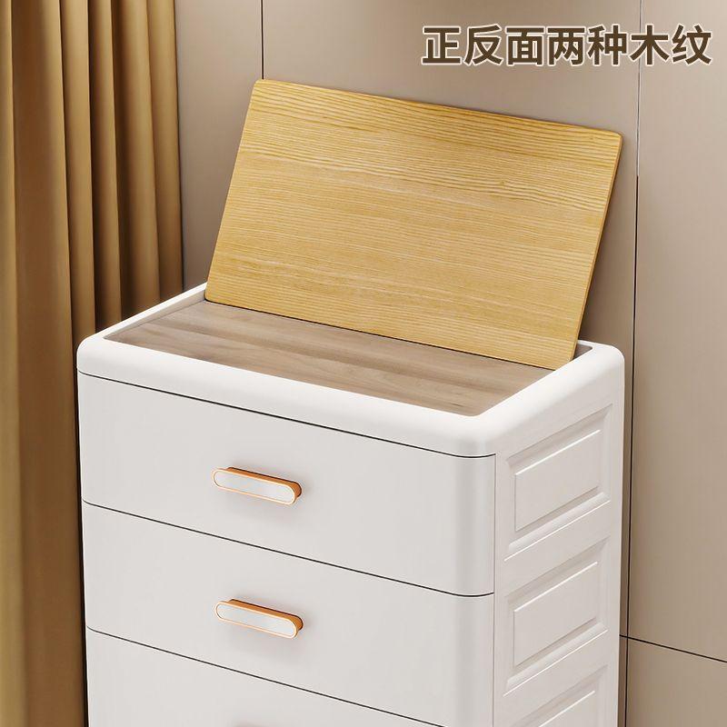 Thickened Storage Cabinet, Organizer Cabinet, Household Snack Storage Box, Bedroom Plastic Five-Drawer Cabinet, Storage Cabinet, Drawer Style 3