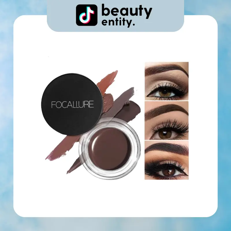 (TERLARIS) FOCALLURE Eyebrow Cream Gel waterproof Pensil Alis-kosmetik Mata FA23 Alis brow  pomade 5