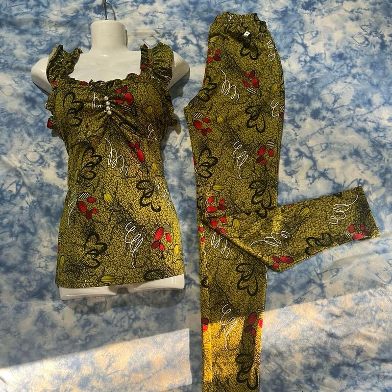 Đồ bộ thun Ati nữ may sẵn mặc nhà chuẩn from ôm dáng 1