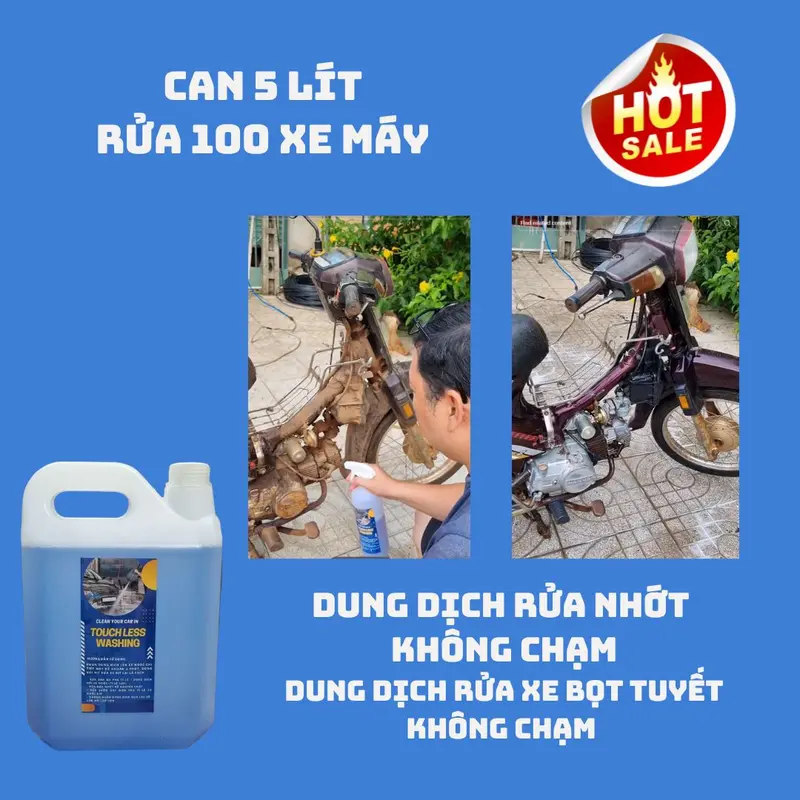 Dung dịch rửa nhớt, rửa đất, rửa sườn dây điện không chạm 5