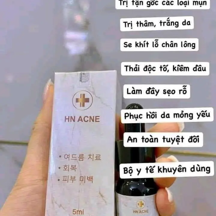 Siêu điều trị mụn Serum HN ACNE Chăm Sóc Da, Làm Đẹp, Phục Hồi Da Hư Tổn, Skincare cho Nam và Nữ. 5