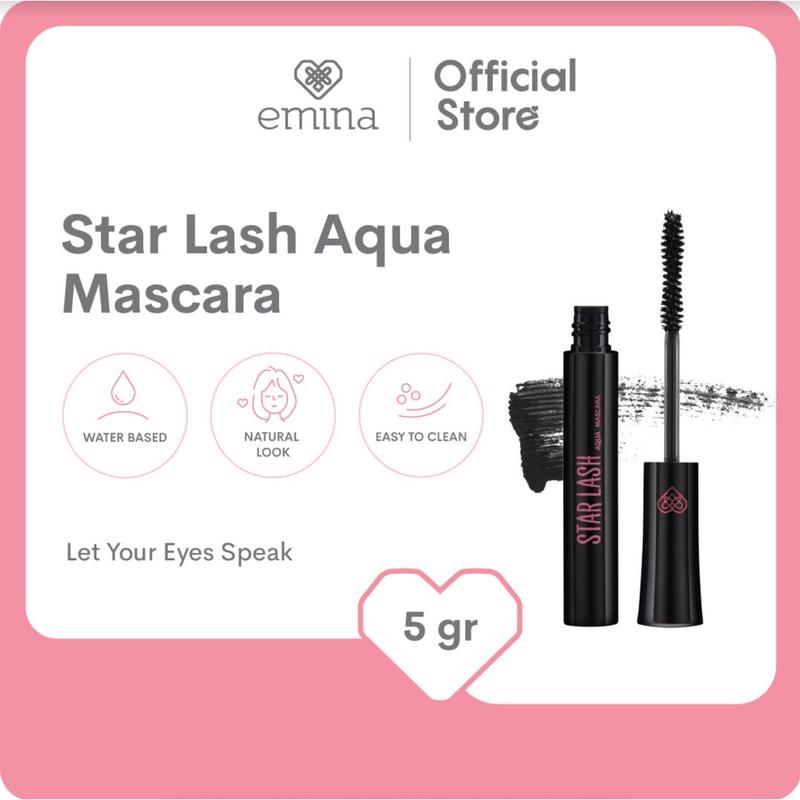 Product Introduction of Emina Star Lash Aqua Mascara 5 g - Lentik dan Natural Mudah Dibersihkan 0