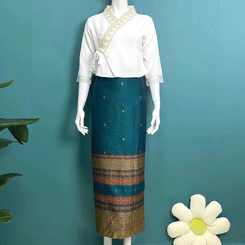 Product Introduction of 2024 Summer new Chinese style clothing fashion WOMEN'S wear set traditional long dress 15