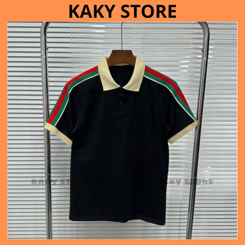Áo PoLo Kẻ Sọc Đỏ Ở Tay Cho Các Boy Phố Đi Chơi 2024
