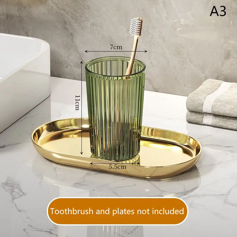 Cốc Súc Miệng Acrylic, Cốc Phòng Tắm Bàn Chải Đánh Răng, Phong Cách Sang Trọng Giá Cả Phải Chăng Phụ Kiện Lưu Trữ, Giá Đỡ Bàn Chải Đánh Răng 1