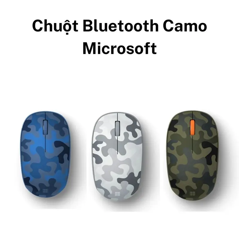 CHUỘT KHÔNG DÂY BLUETOOTH MICROSOFT CAMO (MÀU XANH RÊU) 0