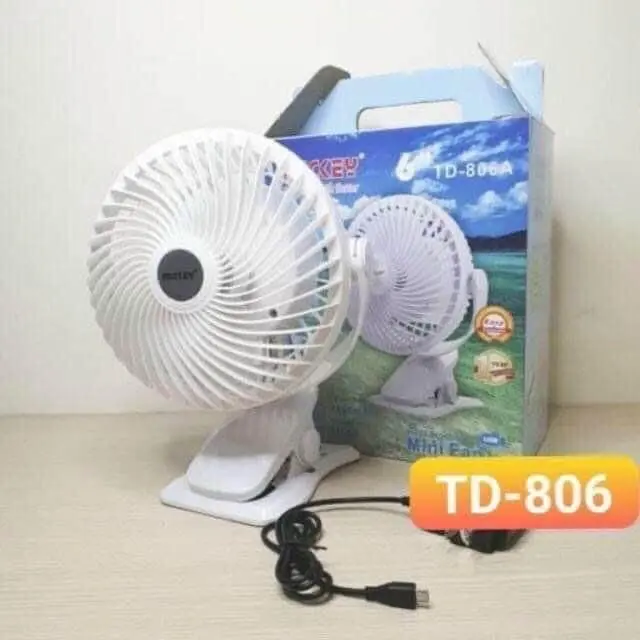 Quạt kẹp tích điện mikey Bảo hành của nhà sản xuất 0