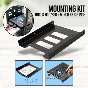 HSEN Mounting Kit Untuk HDD/SSD 2.5 Inch ke 3.5 Inch - WSE091