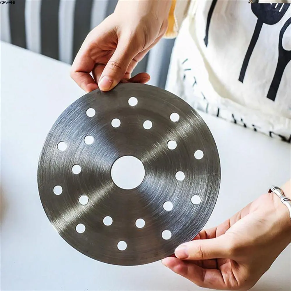 GEWENI Cooking Hob Stainless Steel Diffuser Disc Kitchen Tool Cookware Adapter Plate Converter Tool Converter Disk Thermal Guide Plate Kitchen Accessories