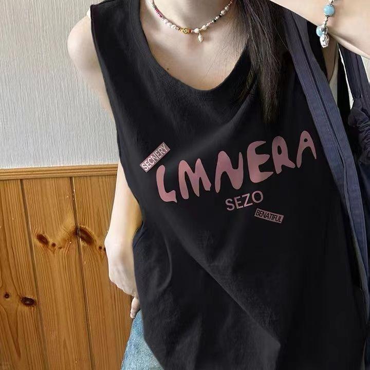 Product Introduction of Áo Vest Thương Hiệu Thời Trang Mỹ, 100 _ Chống Pilling, Áo Ghi Lê Thể Thao Mùa Hè Cho Nữ, Áo Phông Không Tay, Trang Phục Bóng Rổ Ngọt Ngào Và Ngầu Hàng Mới Về 4