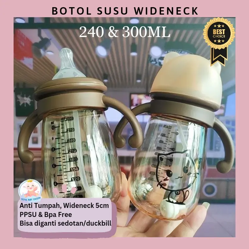 Botol Susu Cat PPSU Jumbo 240 ml dan 300 ml 0