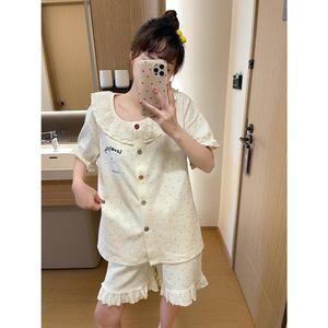 Koleksi Baju Tidur Wanita, Ultra-Soft Combed Cotton, Piyama, Rekaan Manis, Sesuai untuk Pakaian Rumah, Sesuai untuk Musim Bunga dan Musim Panas, Santai, 2025 Ketibaan Baru