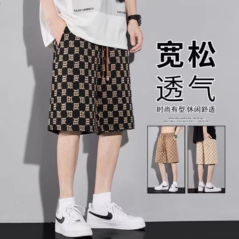 Quần Soóc Dáng Rộng, Thương Hiệu Thời Trang, Dành Cho Nam Giới, Quần Dài Đến Đầu Gối Mỏng Mùa Hè, Có Thể Mặc Ngoài Trời, Quần Lớn, Phong Cách Thường Ngày Nhanh Khô, Quần Soóc Đi Biển Thẳng 4