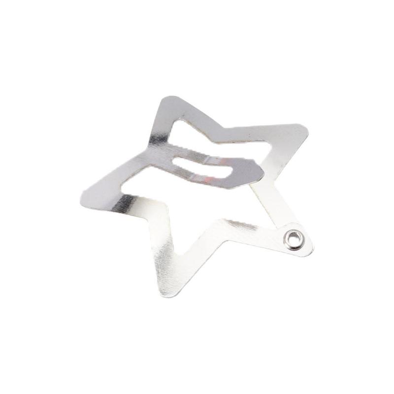 Product Introduction of Cute Elegant Hairpin No Slip Sparking Star Metal Fashion Hair Hairclips Mini Metal Snap Clip Pentagram Hairpin 35