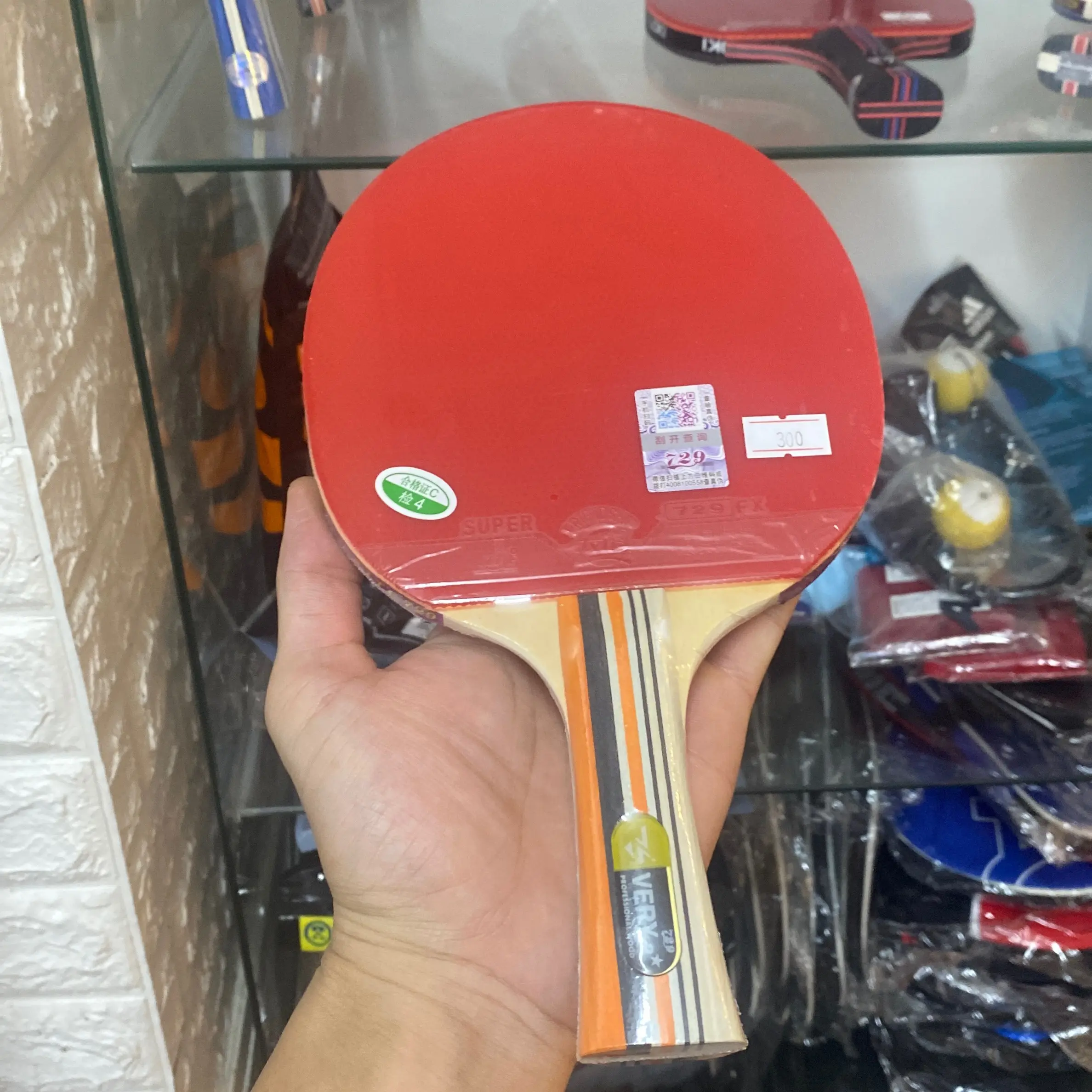 Vợt bóng bàn dán sẵn 729 Very 2