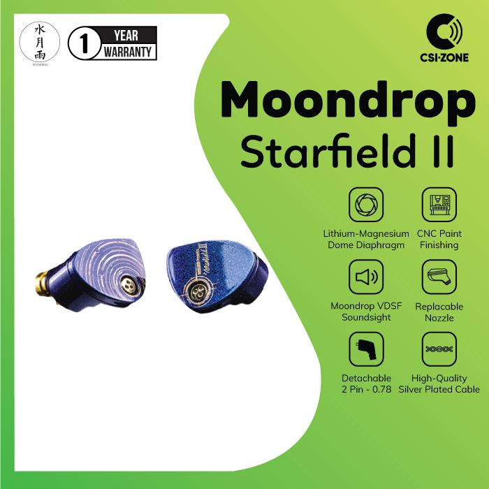 Gambar Moondrop Starfield 2 10mm Dynamic Driver In Ear Monitor Earphone dari CSI-ZONE Kota Administrasi Jakarta Pusat Tokopedia