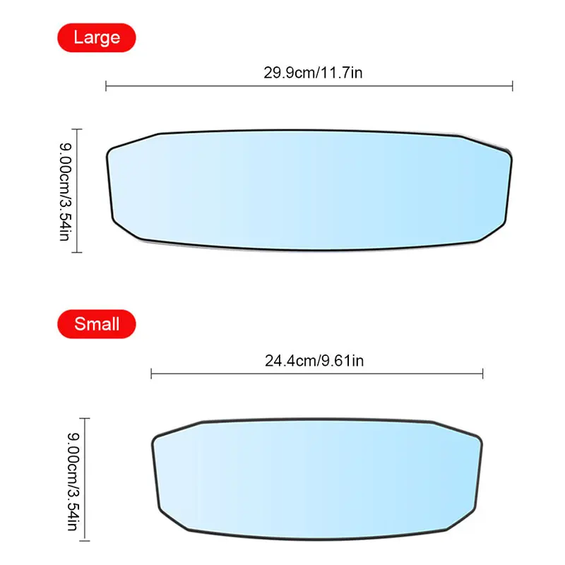 Gương chiếu hậu gắn vào SEAMETAL Gương lái xe có độ phân giải cao với trường nhìn rộng 1