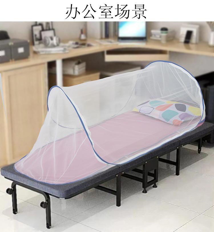 Product Introduction of Single Student Dormitory Travel Camping Anti Mosquito Installation-Free Folding Portable Large Space Encryption Mesh Mosquito Net 29