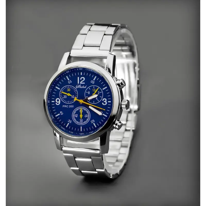 Jam Tangan SHSHD Pria dan Wanita Sport Chrono Rantai Geneva Jam Tangan Stainless Steel Jam Tangan Pria Fashion Analog  Grosir  Model Terbaru SH003 jam tangan wanita jam tangan pria jam tangan anak jam tangan couple jam ganeva wanita jam ganeva pria 6