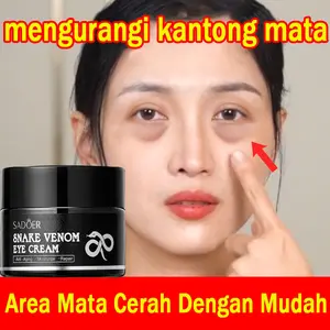 Serum / Krim Perawatan Mata - Solusi Kantung Mata, Lingkaran Hitam & Keriput | Mengurangi Mata Panda, Bengkak, dan Menghaluskan Kerutan | Tekstur Ringan Cepat Meresap