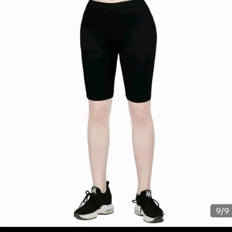 Conbo 3 quần legging lửng chất thun poly co dãn thoải mái  Women Nữ ko có túi
