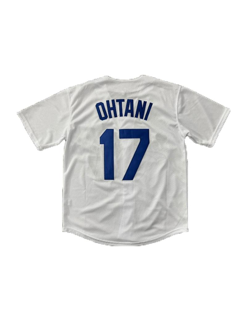 Product Introduction of Men's Letter & Figure Patched V Neck Baseball Jersey, Loose Casual Comfortable Breathable Button Front Short Sleeve Baseball Top for Daily Wear, Men's Sportswear for All Seasons 6