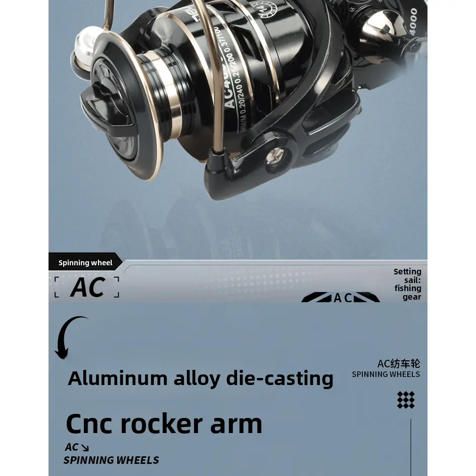 DEUKIO AC2000 Long Cast Fishing Reel Spinning Reel for Sea Rod Lure Rod  Fishing Gear High Performance - TikTok Shop Philippines