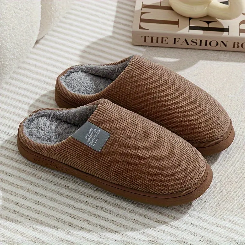 Couple Vertical Stripe Slippers 6