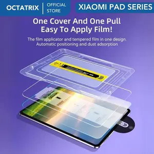Tempered Glass Easy Instal For Xiaomi Pad 6  / Mi Pad 5 / Redmi Pad SE 11" / Mi Pad 6s Pro / Redmi Pad Pro/Poco Pad 12.1 Antigores Superfit Pemasangan Mudah