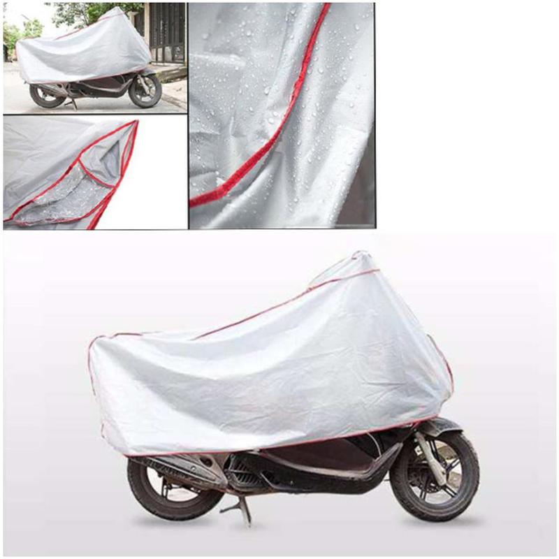 Bạt phủ xe máy che nắng che mưa loại dày dặn 220x115cm - Bạt che xe nhựa EVA siêu nhẹ phản quang chống trầy xước bibi90 9