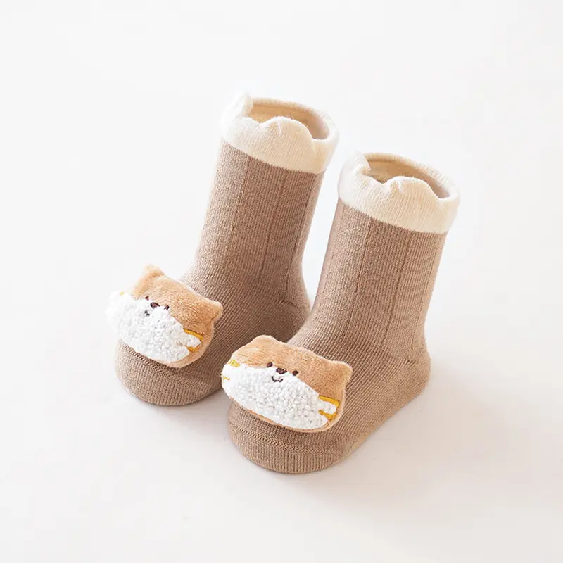 Vớ Phi Hành Đoàn, Cho Em Bé Gái Và Bé Trai, Vớ Bông Búp Bê 3D Dễ Thương, Có Kẹp, Thích Hợp Cho Trẻ Sơ Sinh Và Trẻ Mới Biết Đi 4
