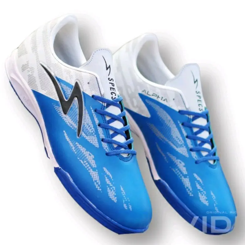 Sepatu futsal alpha abu abu lis hijau 5
