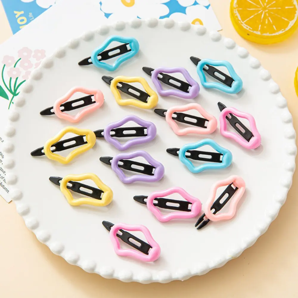 New Plastic Cloud Hair Clip Simple Colourful Cartoon Headwears Resin Decoration Sweet Side Hairpin