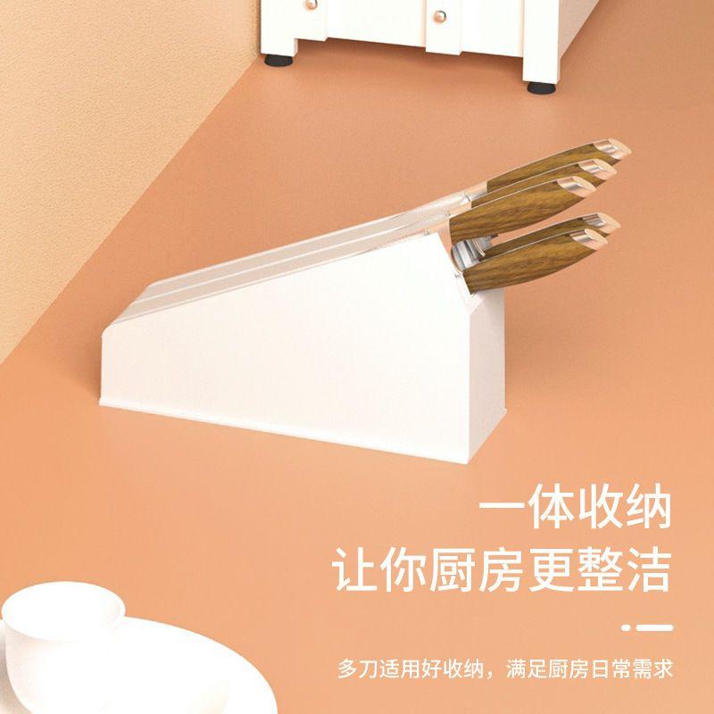 Countertop Knife Holder Horizontally, Knife Holder, Easy Storage, Kitchen Knife, Bone Cutter, Fruit Kitchen Knife Shelf, Kitchen Household Goods 2