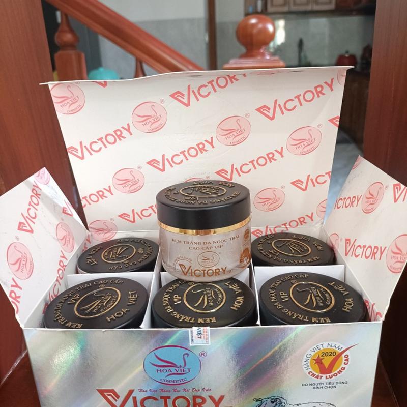 Kem victory hoa việt dưỡng trắng da cao cấp vip nắp đen 14g 2