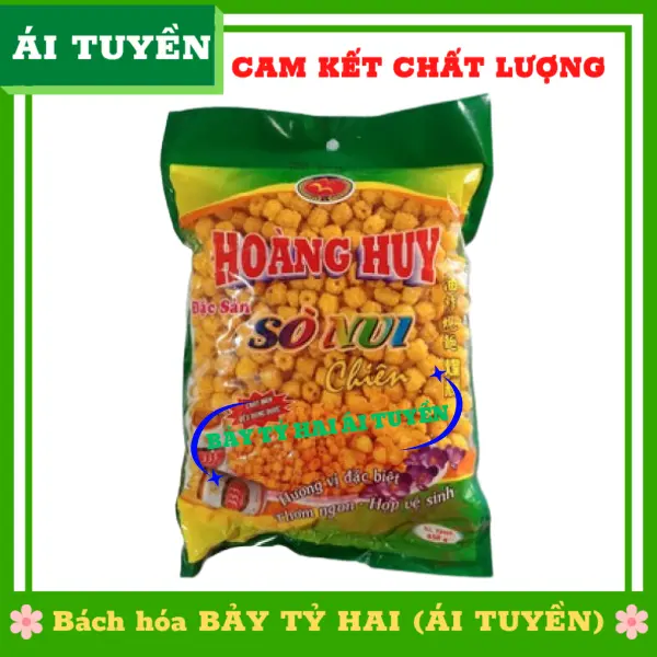 Sò nui chiên ăn liền hoàng huy chay mặn đều dùng dược gói 450g