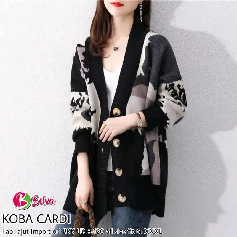 CARDI RAJUT IMPORT XXL -XXXL FREE SIZE ORIGIN BKK PRODUK KOBA CARDI 0