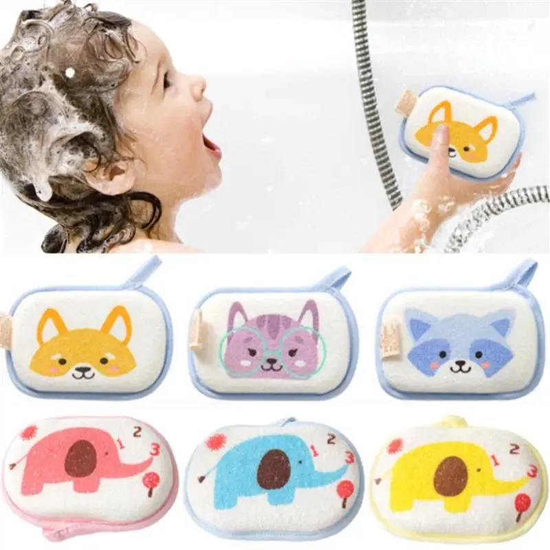 Soft Baby Bath Sponge for Kids Children Toddlers Newborns Adults Cleaning Towel Brush Inirritative Bath Foam Shower Sponge Accessory