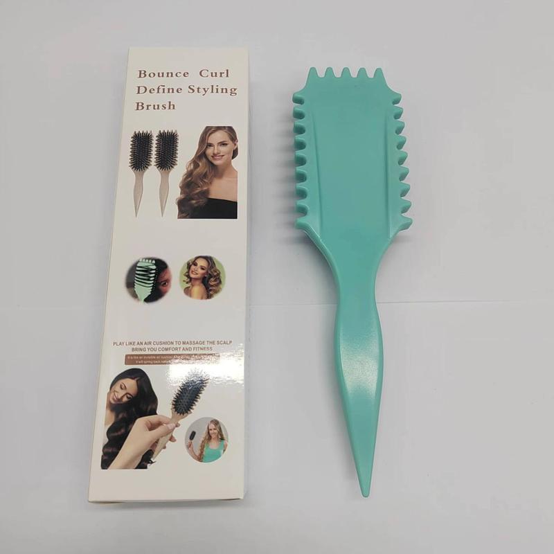 Curly Hair Styling Brush, Curl Defining Brush, Hair Styling Tool for Women & Girls, Heatless Hair Styling Tool, Haircare Brush, Hair Cuurly Kit 0