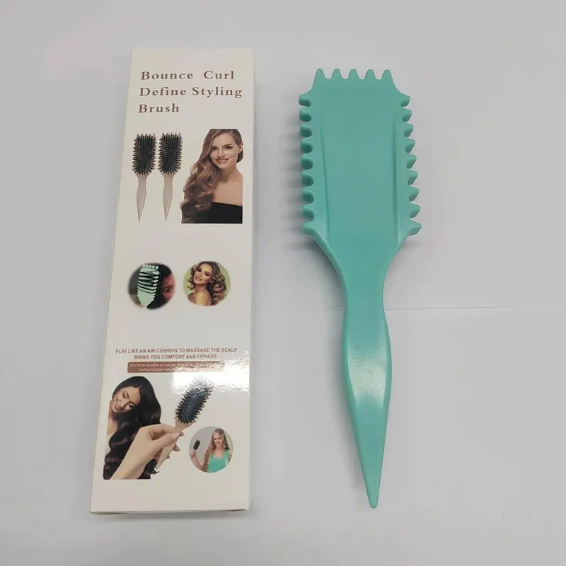 Curly Hair Styling Brush, Curl Defining Brush, Hair Styling Tool for Women & Girls, Heatless Hair Styling Tool, Haircare Brush, Hair Cuurly Kit 0