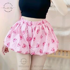 Quần Bí Ngô Hoạ Tiết Hoạt Hình Cạp Cao Lưng Thun Freesize (Nhiều Mẫu), Nữ Women Pants