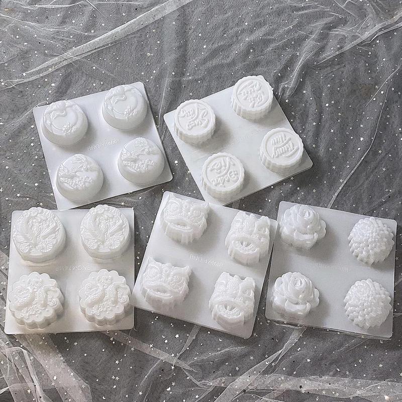 Khuôn rau câu trung thu Phúc Lộc Thọ Tài, An Khang, Đoàn Viên, Hoa Sen, Sơn Hạc... (tha hồ chọn) làm bánh, nhấn xôi