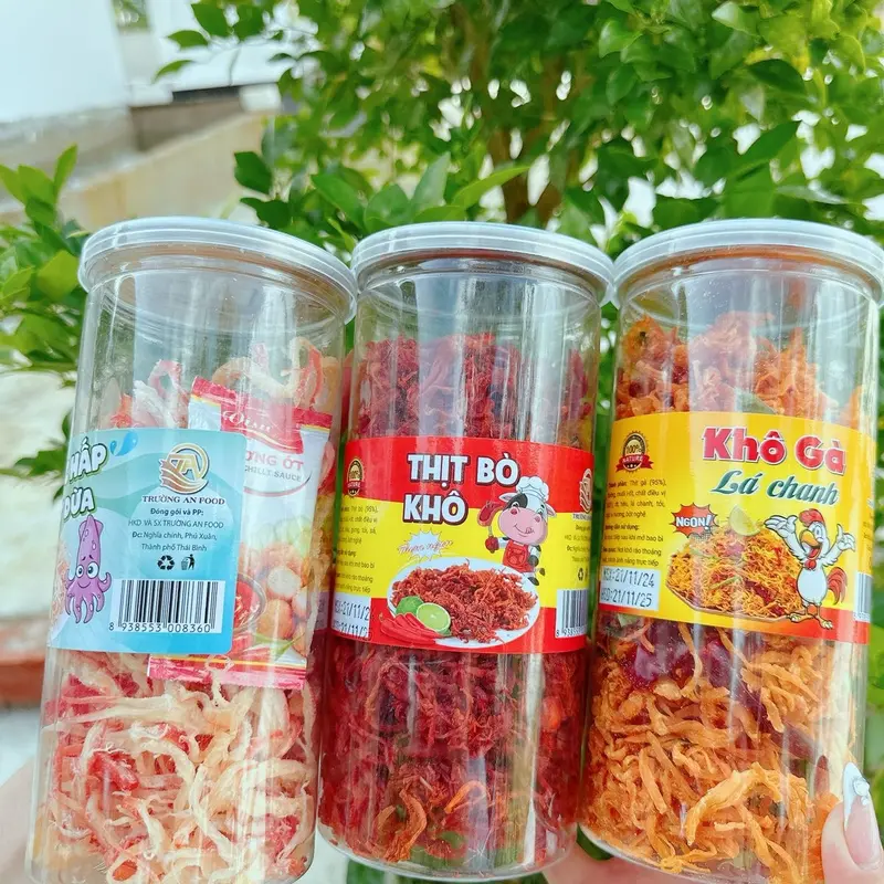 Combo 3 món ( Khô gà , khô bò , mực hấp cốt dừa ) Ăn Vặt 0