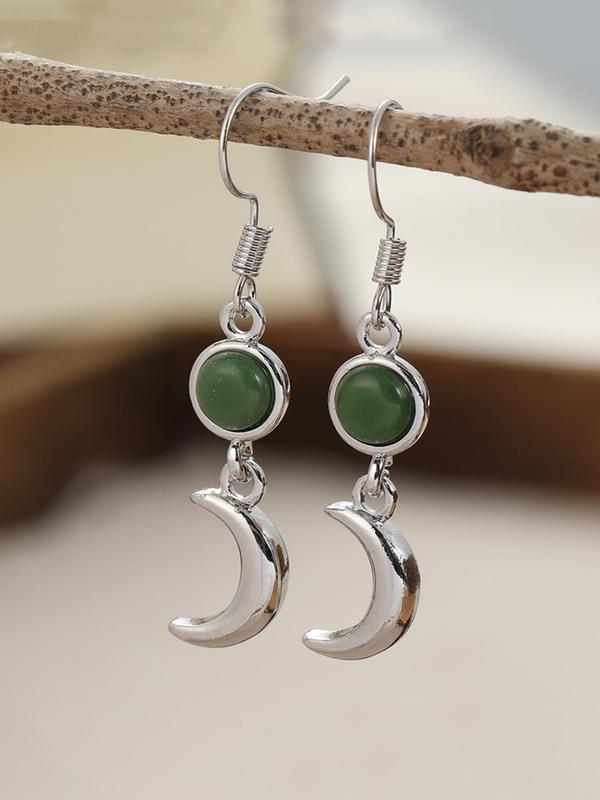 Fashion Moon & Star Design Dangle Earrings, Elegant Ear Jewelry for Women, Trendy All-match & Exquisite Jewelry for Gift 5