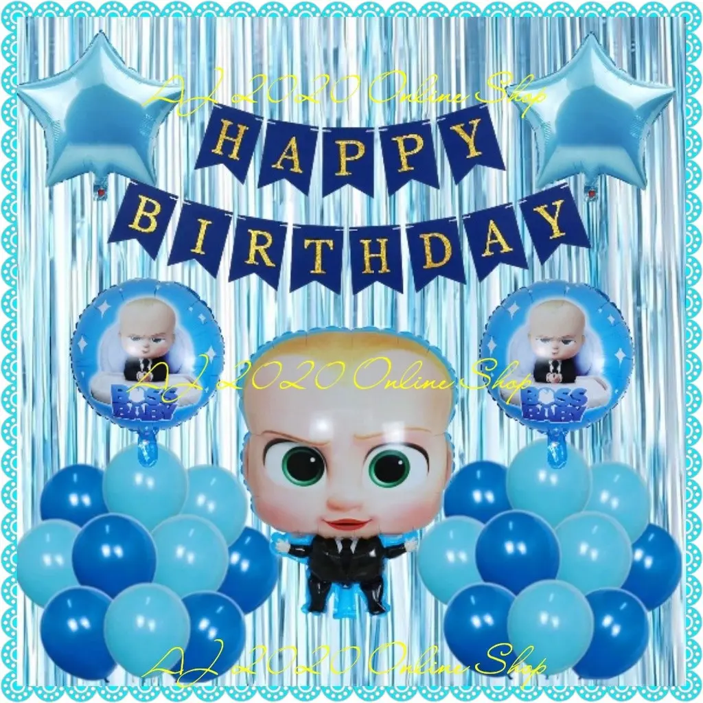 Birthday Set #8000125 Baby Boss Theme Party Set Decoration package ...